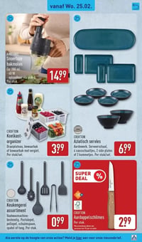 Crofton Koelkast-organizer aanbieding bij Aldi – geldig van 25.02.2026 t/m 01.03.2026