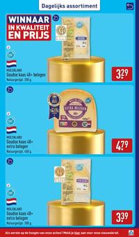 MOLENLAND Goudse kaas 48+ belegen aanbieding bij Aldi – geldig van 26.01.2026 t/m 01.02.2026