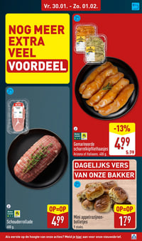 Mini appelrozijnenbolletjes aanbieding bij Aldi – geldig van 30.01.2026 t/m 01.02.2026