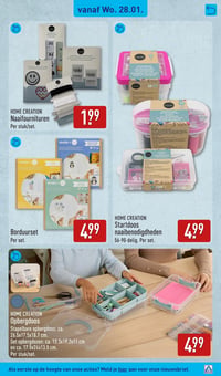 HOME CREATION Startdoos naaibenodigdheden aanbieding bij Aldi – geldig van 26.01.2026 t/m 01.02.2026
