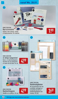 HOME CREATION Naai-accessoires aanbieding bij Aldi – geldig van 26.01.2026 t/m 01.02.2026