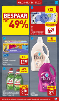 DREFT Quickwash afwasmiddel aanbieding bij Aldi – geldig van 26.01.2026 t/m 01.02.2026