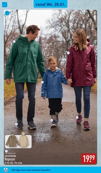 UP2FASHION Regenjas aanbieding bij Aldi – geldig van 26.01.2026 t/m 01.02.2026