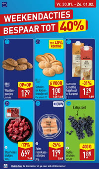 Stoofvlees blokjes aanbieding bij Aldi – geldig van 26.01.2026 t/m 01.02.2026