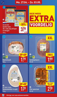 Roasted pork aanbieding bij Aldi – geldig van 27.04.2026 t/m 03.05.2026