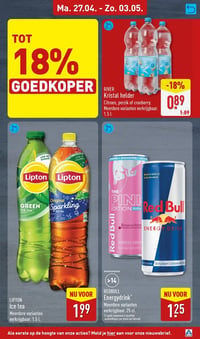 REDBULL Energydrink aanbieding bij Aldi – geldig van 27.04.2026 t/m 03.05.2026
