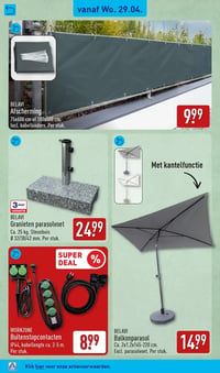 Afscherming aanbieding bij Aldi – geldig van 27.04.2026 t/m 03.05.2026