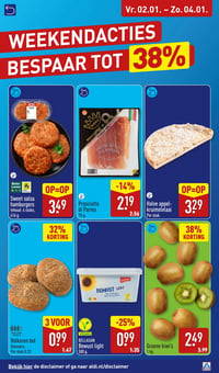 Prosciutto di Parma aanbieding bij Aldi – geldig van 02.01.2026 t/m 04.01.2026