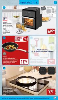 AMBiano Multifunctionele heteluchtfriteuse aanbieding bij Aldi – geldig van 29.12.2025 t/m 04.01.2026