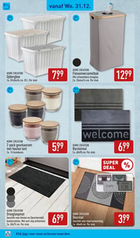 HOME CREATION Borstelmat aanbieding bij Aldi – geldig van 29.12.2025 t/m 04.01.2026
