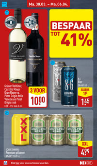 8.6 Bier aanbieding bij Aldi – geldig van 30.03.2025 t/m 06.04.2026