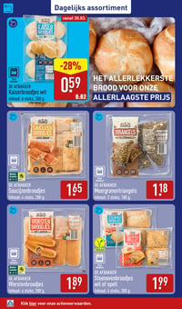 Steenovenbroodjes wit of spelt aanbieding bij Aldi – geldig van 30.03.2025 t/m 06.04.2026