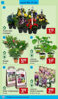 GARDENLINE Sering of sneeuwbal aanbieding bij Aldi – geldig van 30.03.2025 t/m 06.04.2026