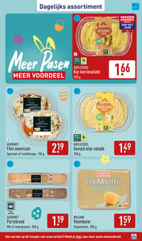 GOURMET Partybrood aanbieding bij Aldi – geldig van 30.03.2025 t/m 06.04.2026