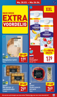 GOURMET Mini-worsten- of -saucijzenbroodjes aanbieding bij Aldi – geldig van 30.03.2025 t/m 06.04.2026