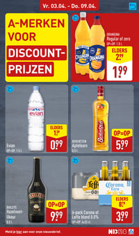 Evian aanbieding bij Aldi – geldig van 03.04.2026 t/m 09.04.2026