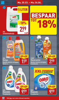 OMO Wasmiddel aanbieding bij Aldi – geldig van 30.03.2025 t/m 06.04.2026