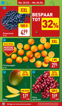 Blauwe bessen aanbieding bij Aldi – geldig van 30.03.2025 t/m 06.04.2026