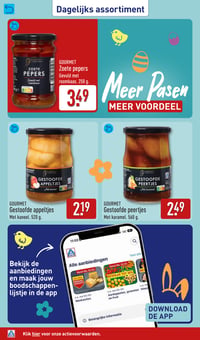 GOURMET Gestoofde appeltjes Met kaneel. 520 g. aanbieding bij Aldi – geldig van 30.03.2025 t/m 06.04.2026