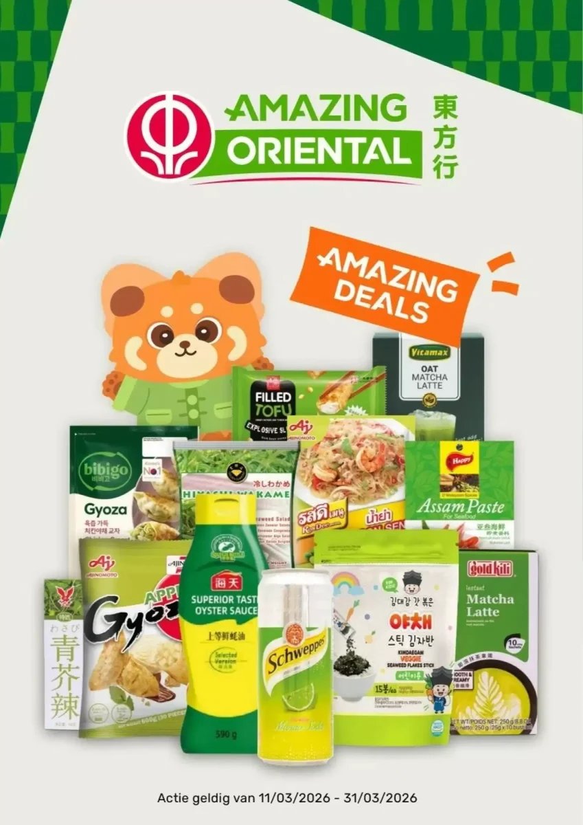 Amazing Oriëntal folder – pagina 1