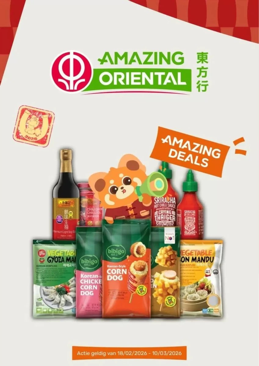 Amazing Oriëntal folder – pagina 1
