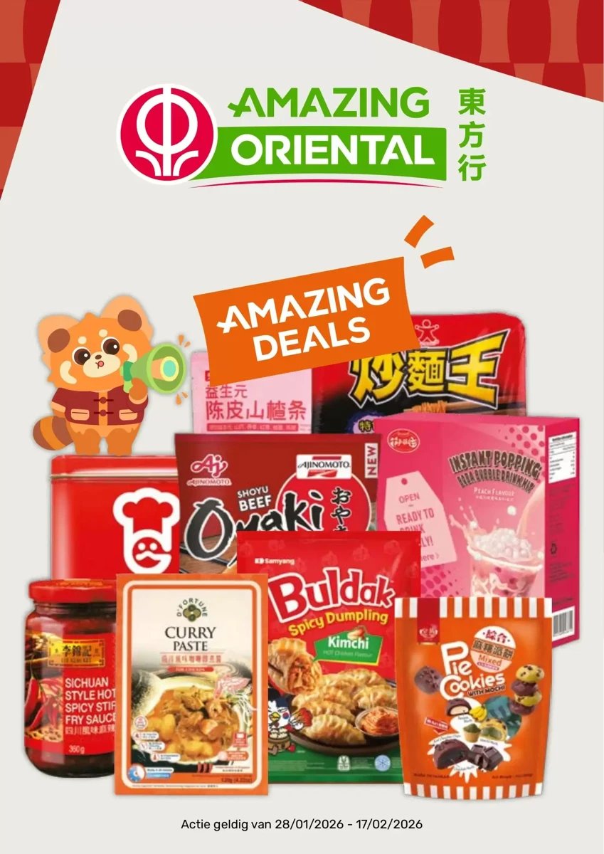 Amazing Oriëntal folder – pagina 1