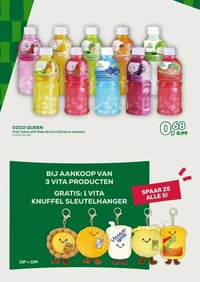 BIJ AANKOOP VAN 3 VITA PRODUCTEN GRATIS: 1 VITA KNUFFEL SLEUTELHANGER aanbieding bij Amazing-oriental – geldig van 11.03.2026 t/m 31.03.2026