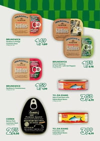 BRUNSWICK Canned Sardines (in Soya Oil / with Hot Pepper) aanbieding bij Amazing-oriental – geldig van 11.03.2026 t/m 31.03.2026