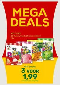HOT KID QQ Gummy Candy (diverse smaken) 70g aanbieding bij Amazing-oriental – geldig van 11.03.2026 t/m 31.03.2026