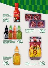 CRYING THAIGER Sriracha Chilli saus (mosterd / mayo / super hot / wasabi smaak) aanbieding bij Amazing-oriental – geldig van 28.01.2026 t/m 17.02.2026