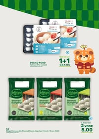 Bibigo Microwavable Steamed Mandu (Japchae / Kimchi / Green Chilli) aanbieding bij Amazing-oriental – geldig van 28.01.2026 t/m 17.02.2026