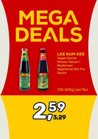 LEE KUM KEE Vegan Oyster Flavour Sauce / Mushroom Vegetarian Stir Fry Sauce aanbieding bij Amazing-oriental – geldig van 28.01.2026 t/m 17.02.2026