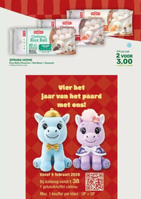 SPRING HOME Rice Balls (Peanuts / Red Bean / Sesame) aanbieding bij Amazing-oriental – geldig van 28.01.2026 t/m 17.02.2026