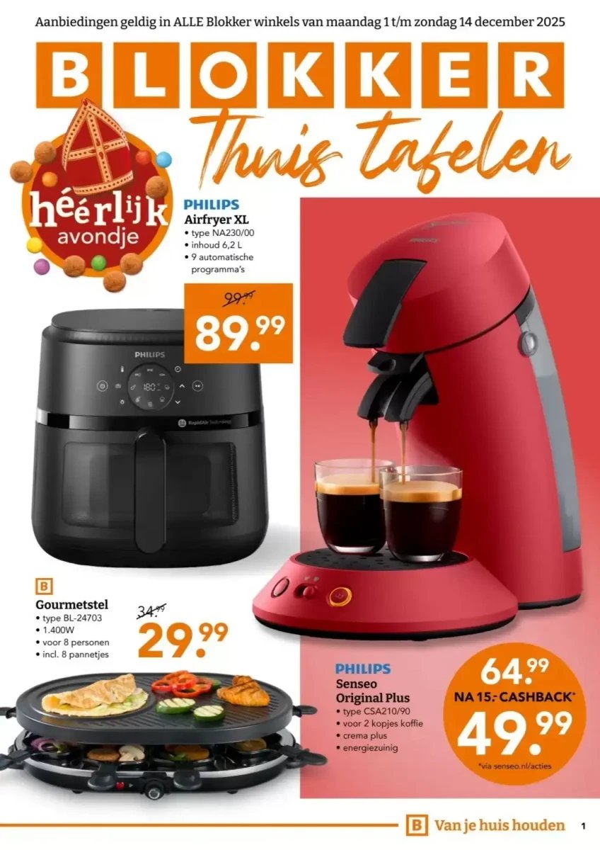 Blokker folder – pagina 1