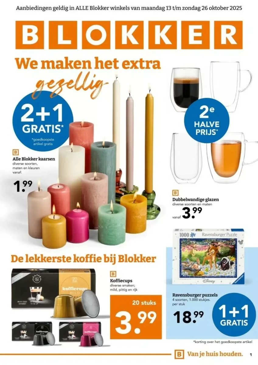 Blokker folder – pagina 1