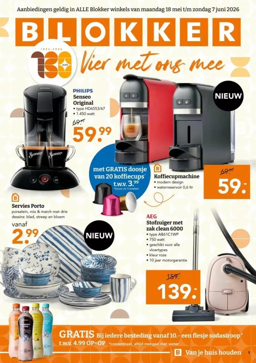 Blokker folder – pagina 1