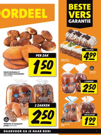 Melkboter of meergranen puntjes zak 4 stuks aanbieding bij Boni – geldig van 01.01.2026 t/m 17.01.2026