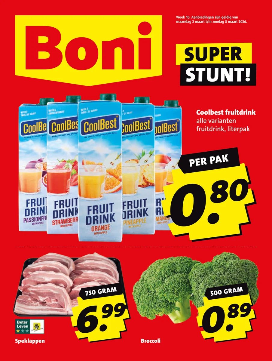 Boni folder – pagina 1