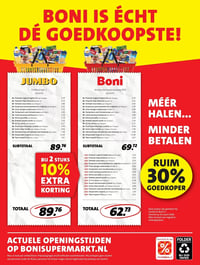 BIJ 2 STUKS 10% EXTRA KORTING aanbieding bij Boni – geldig van 06.04.2026 t/m 12.04.2026