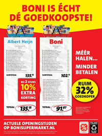 BIJ 2 STUKS 10% EXTRA KORTING aanbieding bij Boni – geldig van 09.02.2026 t/m 15.02.2026