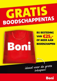 GRATIS BOODSCHAPPENTAS aanbieding bij Boni – geldig van 09.02.2026 t/m 15.02.2026