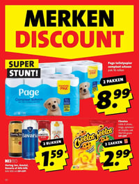 Page toiletpapier compleet schoon pak 16 rollen aanbieding bij Boni – geldig van 09.02.2026 t/m 15.02.2026