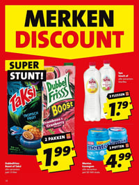 Dubbelfrisss Boost of Taksi alle varianten pak 1.5 liter aanbieding bij Boni – geldig van 16.02.2026 t/m 22.02.2026