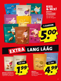 g'woon notenmelanges en notenmixen alle varianten zak 150-250 gram aanbieding bij Boni – geldig van 16.03.2026 t/m 22.03.2026