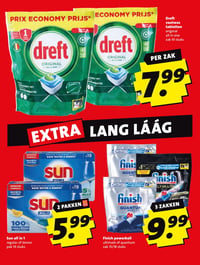 Dreft vaatwas tabletten original all in one zak 41 stuks aanbieding bij Boni – geldig van 16.03.2026 t/m 22.03.2026