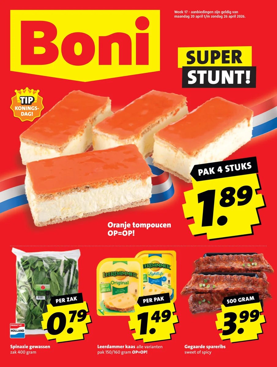Boni folder – pagina 1