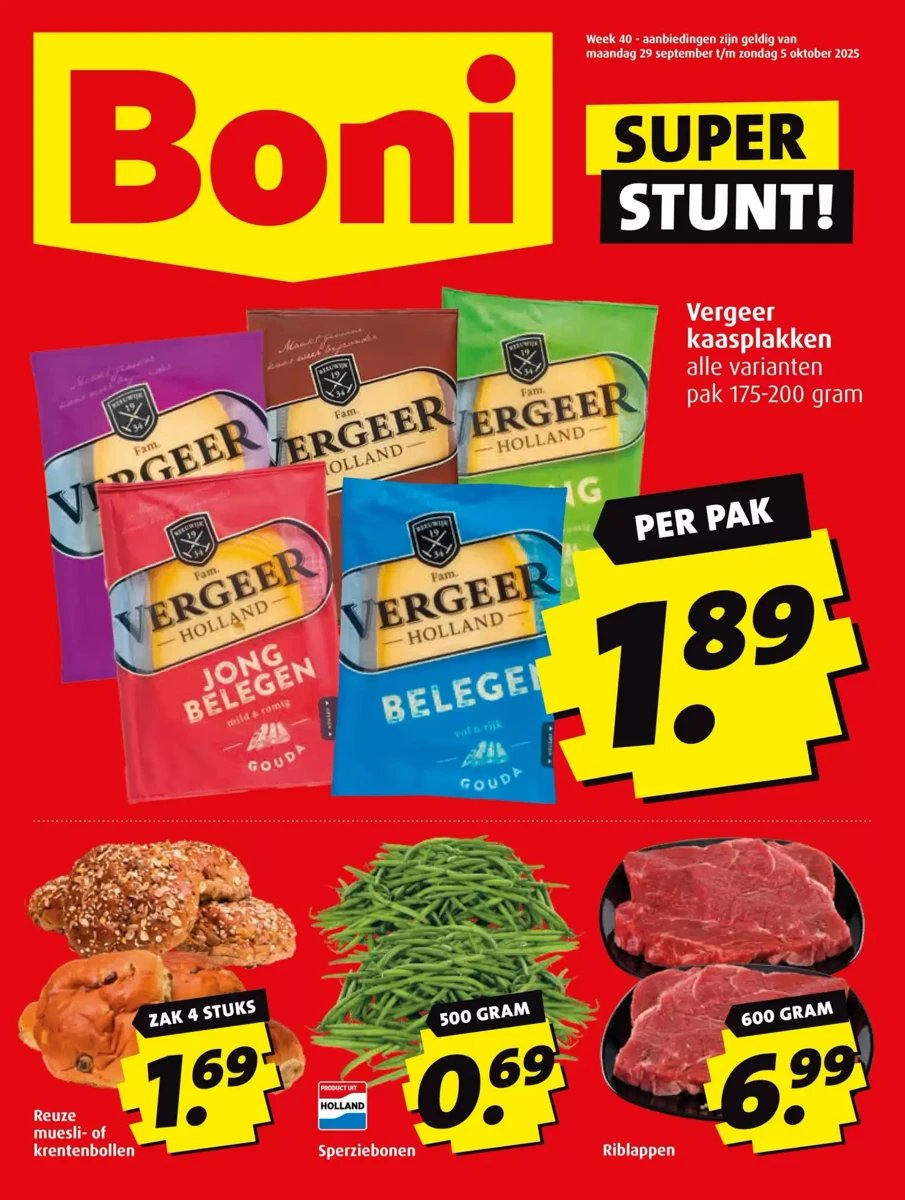 Boni folder – pagina 1