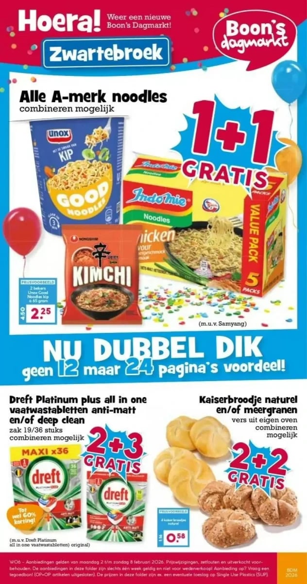 Boon's Markt folder – pagina 1