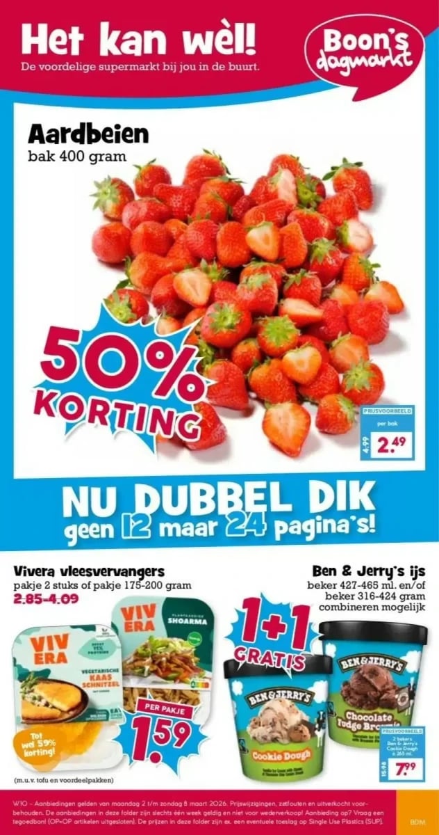 Boon's Markt folder – pagina 1
