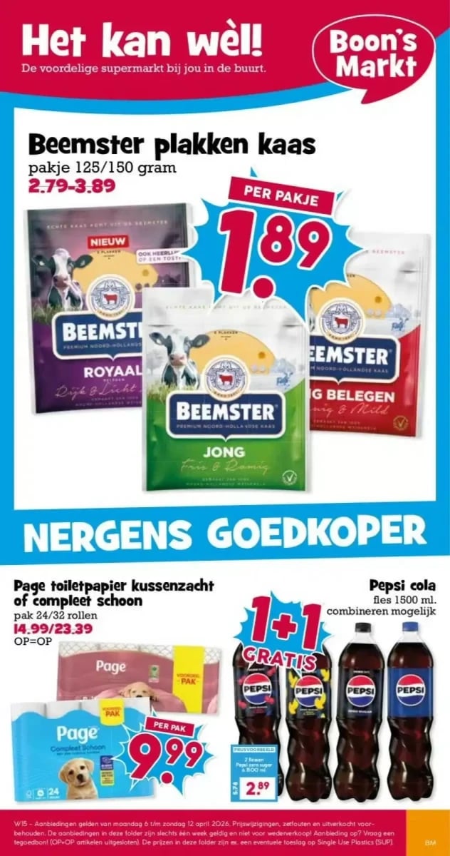 Boon's Markt folder – pagina 1